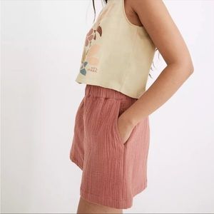 Madewell Lightspun Easy Pull-On Shorts